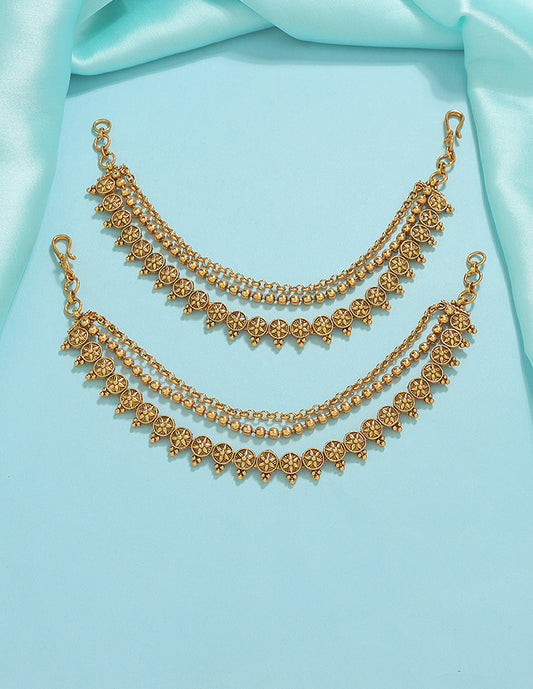 Designer Antique Kempu Chempaswara