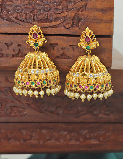 Matt Jhumka Earrings