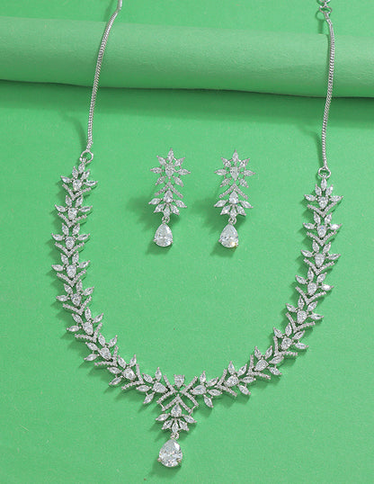 Designer Zirconia Elegance Necklace Set