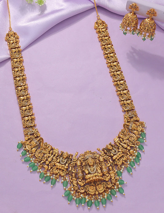 Designer Lakshmi Devi Grand Wedding Haaram Set