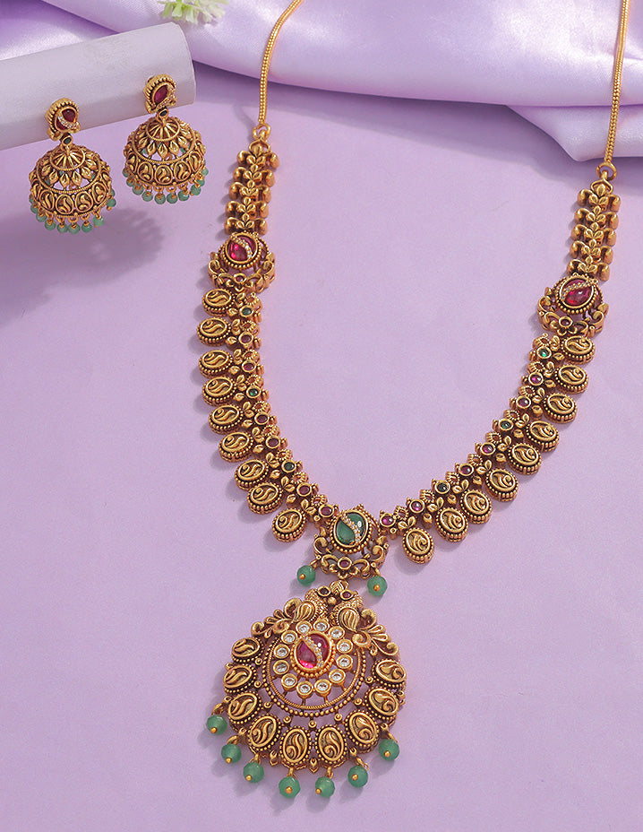 Designer Matt Kempu Necklace Set