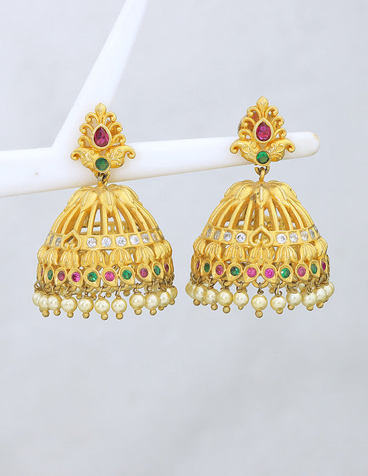 Matt Jhumka Earrings