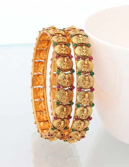 Designer Lakshmi Devi Stone Bangles