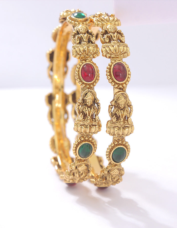 Designer Kempu Lakshmi Devi Baby Bangles