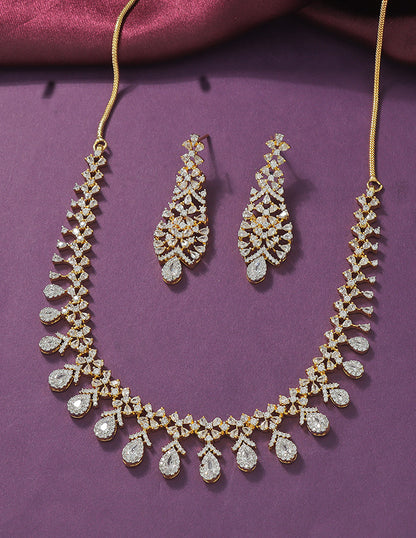 Designer Zirconia Elegance Necklace Set