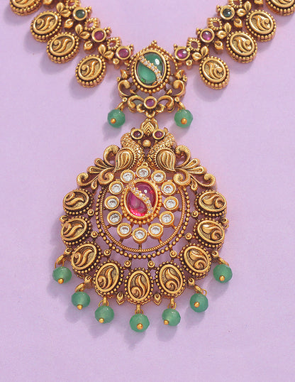 Designer Matt Kempu Necklace Set