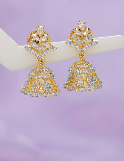 Designer Zirconia Royal Radiance Jhumka
