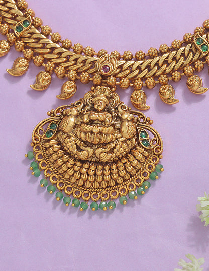 Designer Lakshmi Devi Necklace Set