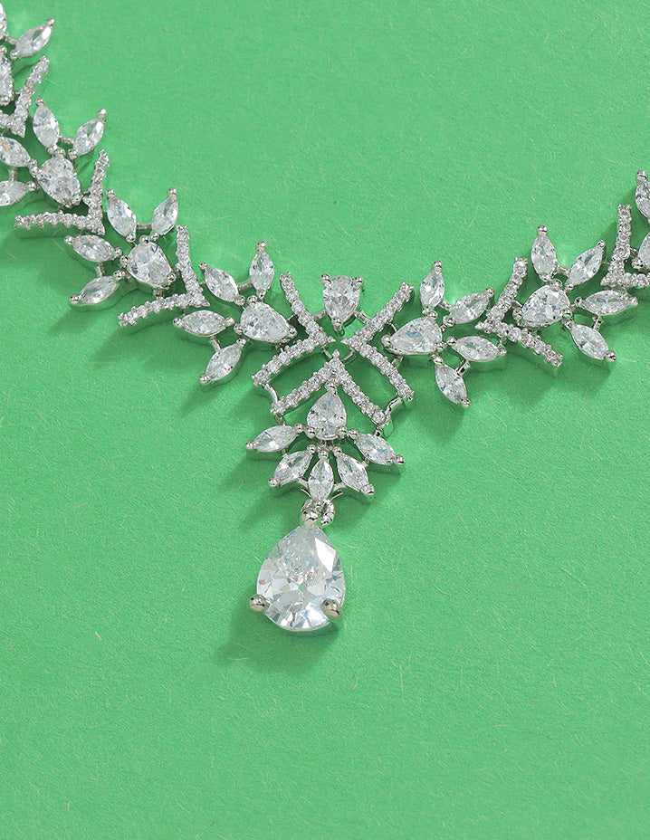 Designer Zirconia Elegance Necklace Set