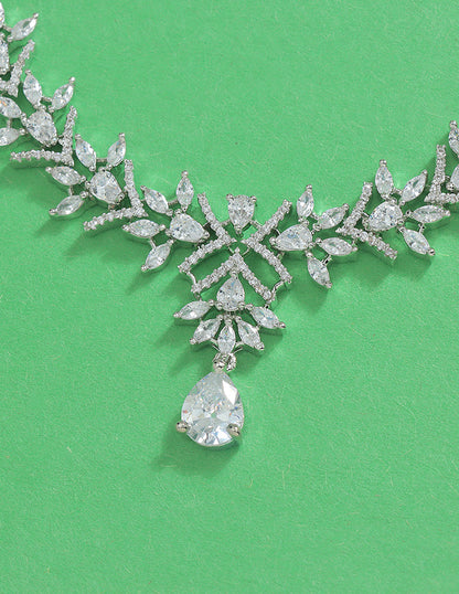 Designer Zirconia Elegance Necklace Set