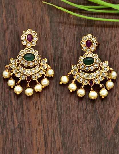Antique Zirconia Necklace Set 127934