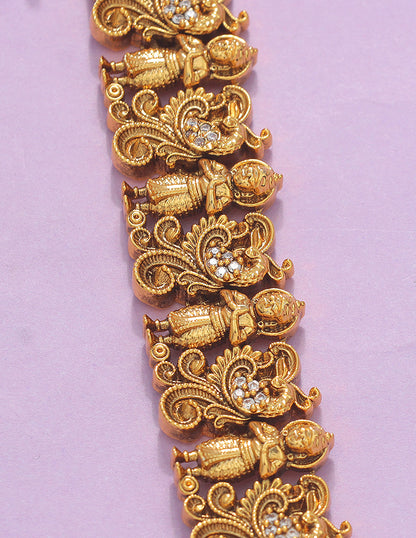 Designer Lakshmi Devi Grand Wedding Haaram Set