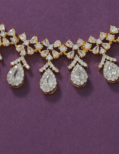 Designer Zirconia Elegance Necklace Set