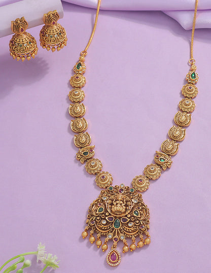 Designer Lakshmi Devi Necklace Set