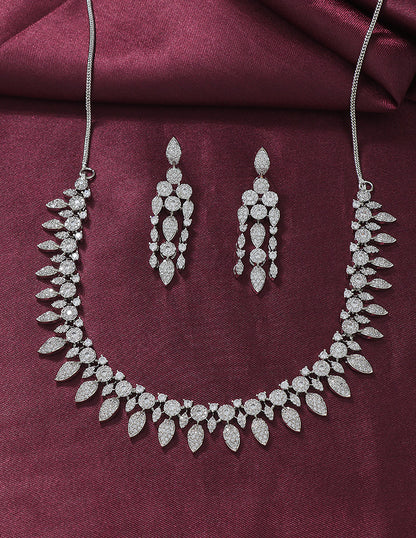 Designer Zirconia Elegance Necklace Set