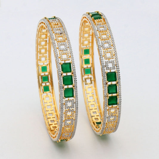 Zirconia Bangles ZBGL10842
