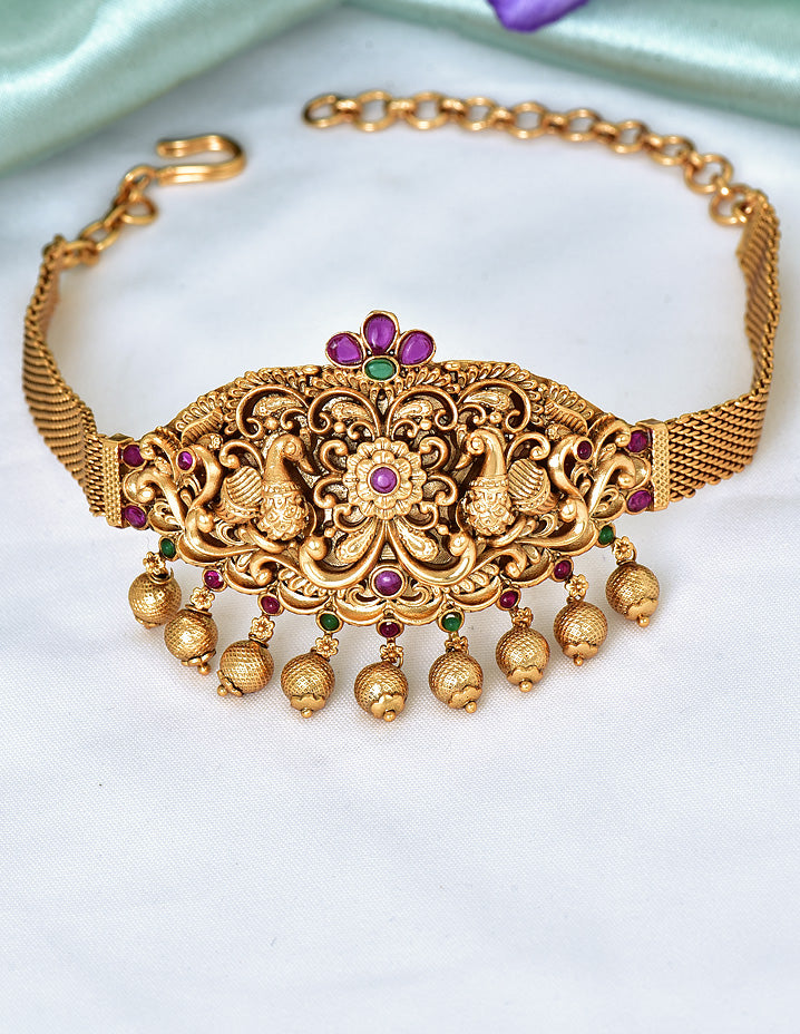 Peacock Design Chain Baju Band