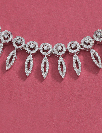 Designer Zirconia Elegance Necklace Set