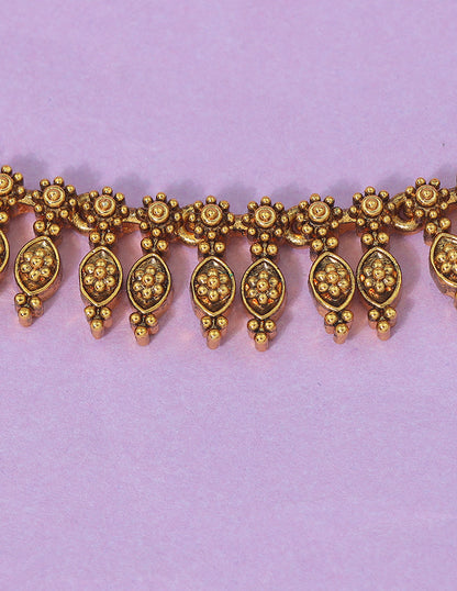 Designer Antique Traditional Kempu Anklets