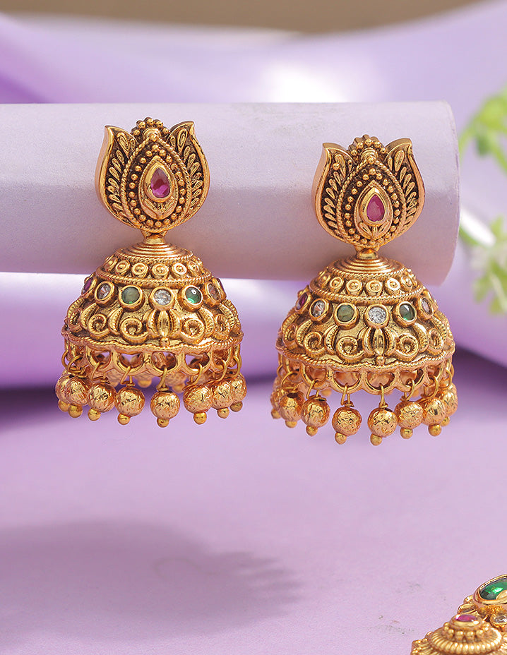 Designer Lakshmi Devi Necklace Set