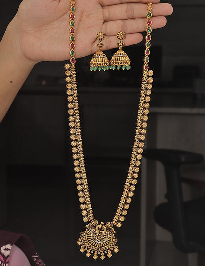 Designer Matt Kempu Long Haaram Set