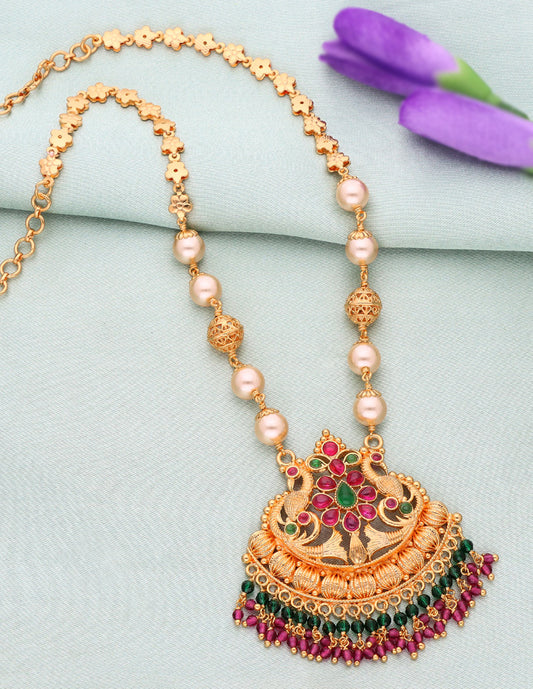 Zirconia Designer Chain Pendant