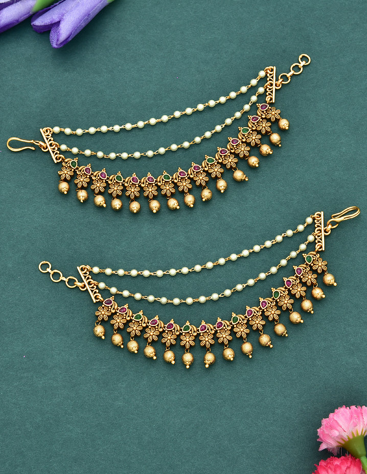 Buy Designer Fashion Ear Chains Online for Women at Violet and Purple ...