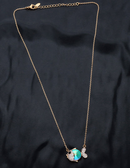Swarovski Crystal Chain Pendant