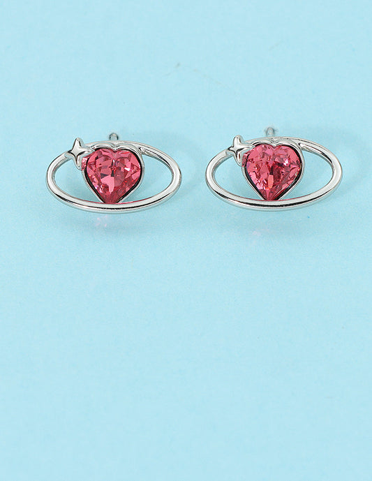 Designer Cosmic Love Stud Earrings