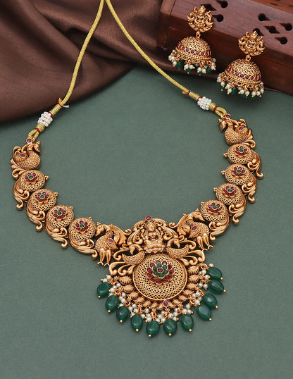 Ruby Emerald Necklace Ruby Necklace Gold Designs Designer Matt