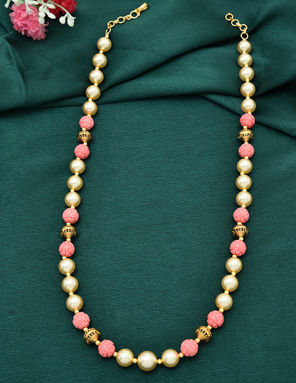 Designer Pearl and Nepali Beads Mala