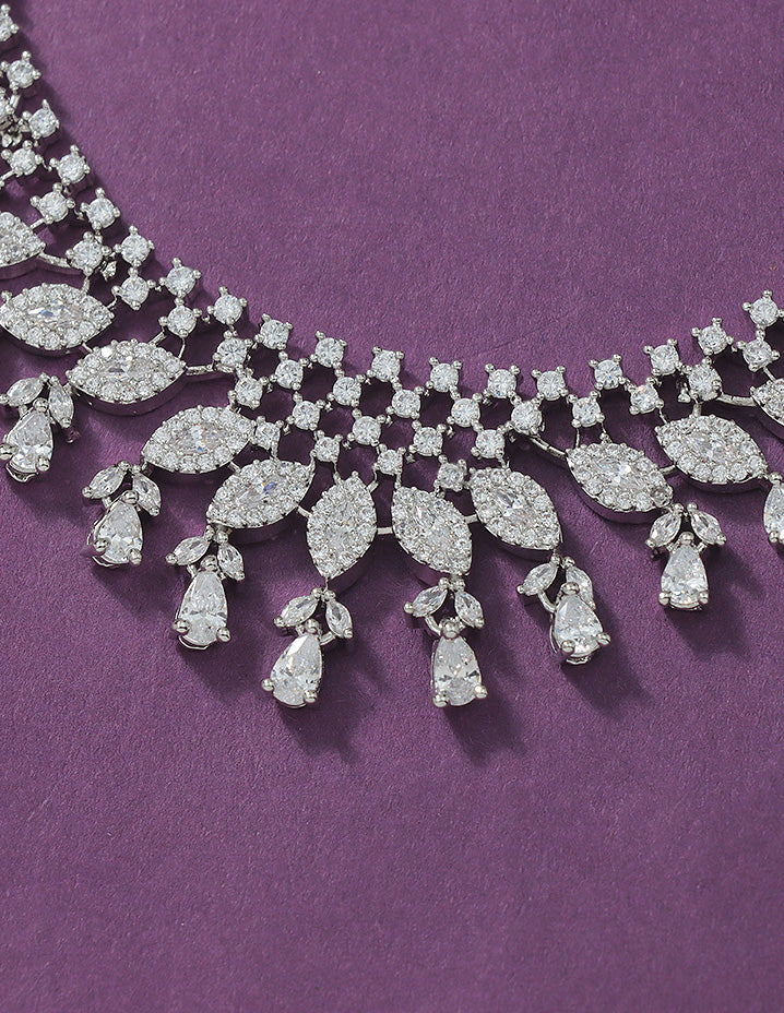 Designer Zirconia Elegance Necklace Set