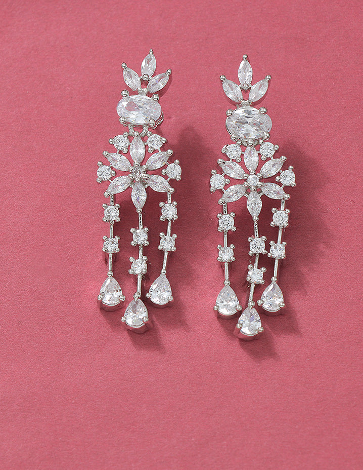 Designer Zirconia Crystal Elegance Necklace Set