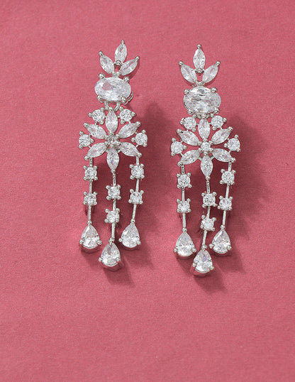 Designer Zirconia Crystal Elegance Necklace Set