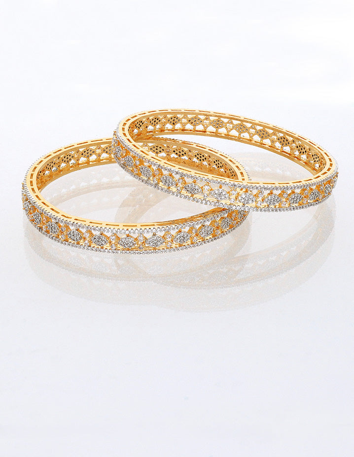 100％本物 Designer Zircon ZBGL11064 Bangles Plated GJ 小物
