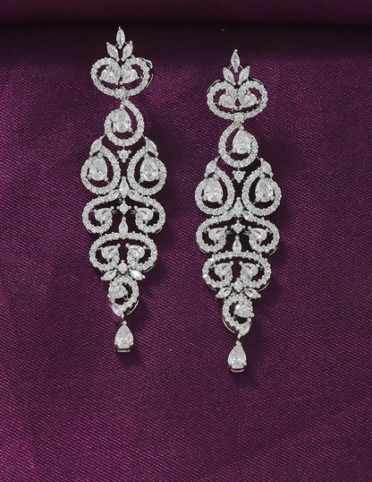 Designer Zirconia Crystal Elegance Necklace Set
