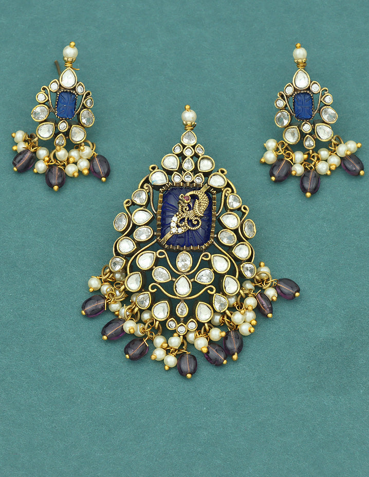 CZ Pendant Sets Buy Pendant Sets for Women Online from Violet Purple Violet Purple Designer Fashion Jewellery