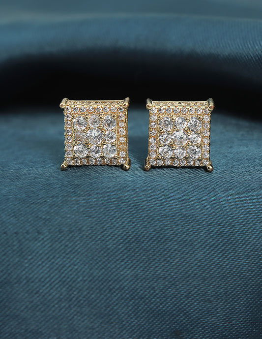 Designer Zirconia Stud Earrings
