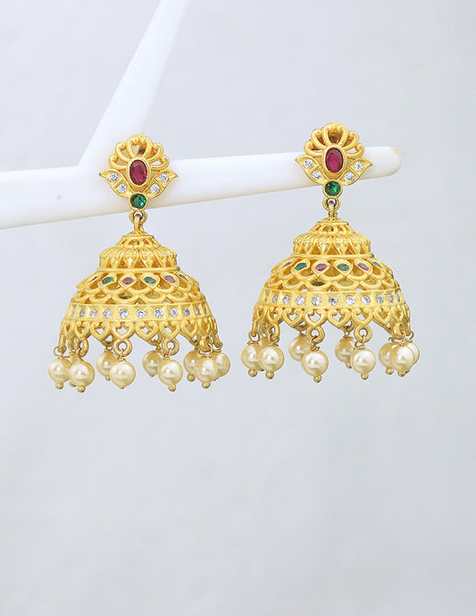 Matt Jhumka Earrings