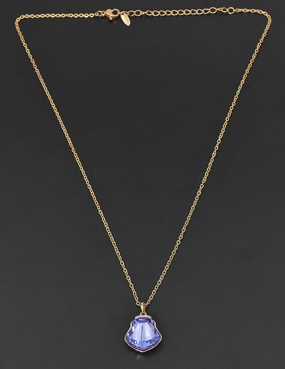 Swarovski Amethyst Crystal Chain Pendant