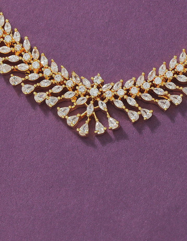 Designer Zirconia Elegance Necklace Set