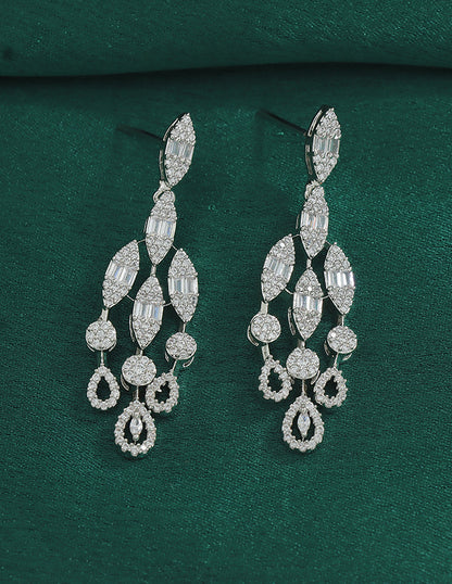 Designer Zirconia Crystal Elegance Necklace Set