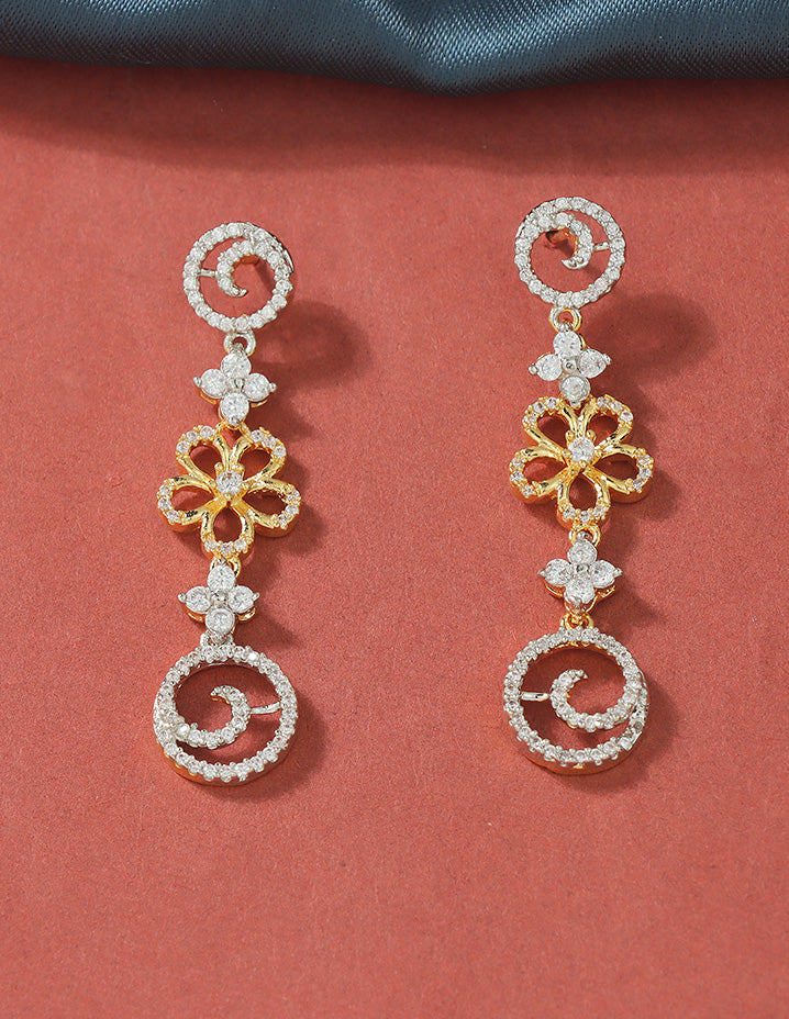 Designer GJ Polish Zirconia Necklace Set