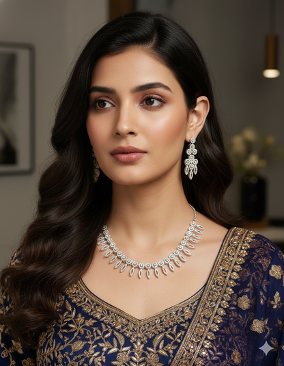 Designer Zirconia Elegance Necklace Set