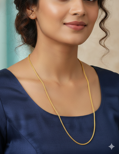 Designer Gold Polish Thali Chain