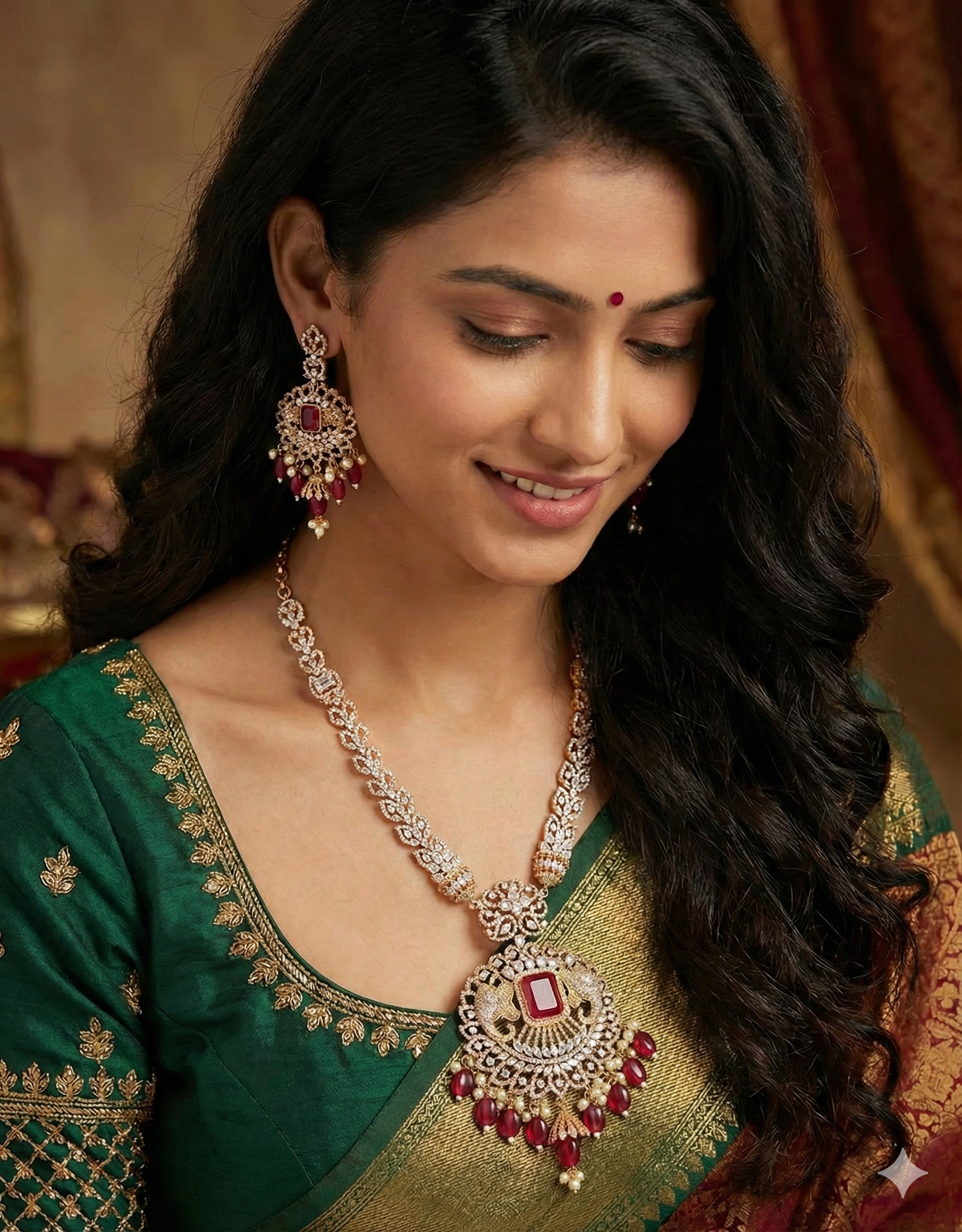 Zirconia Designer Necklace Set