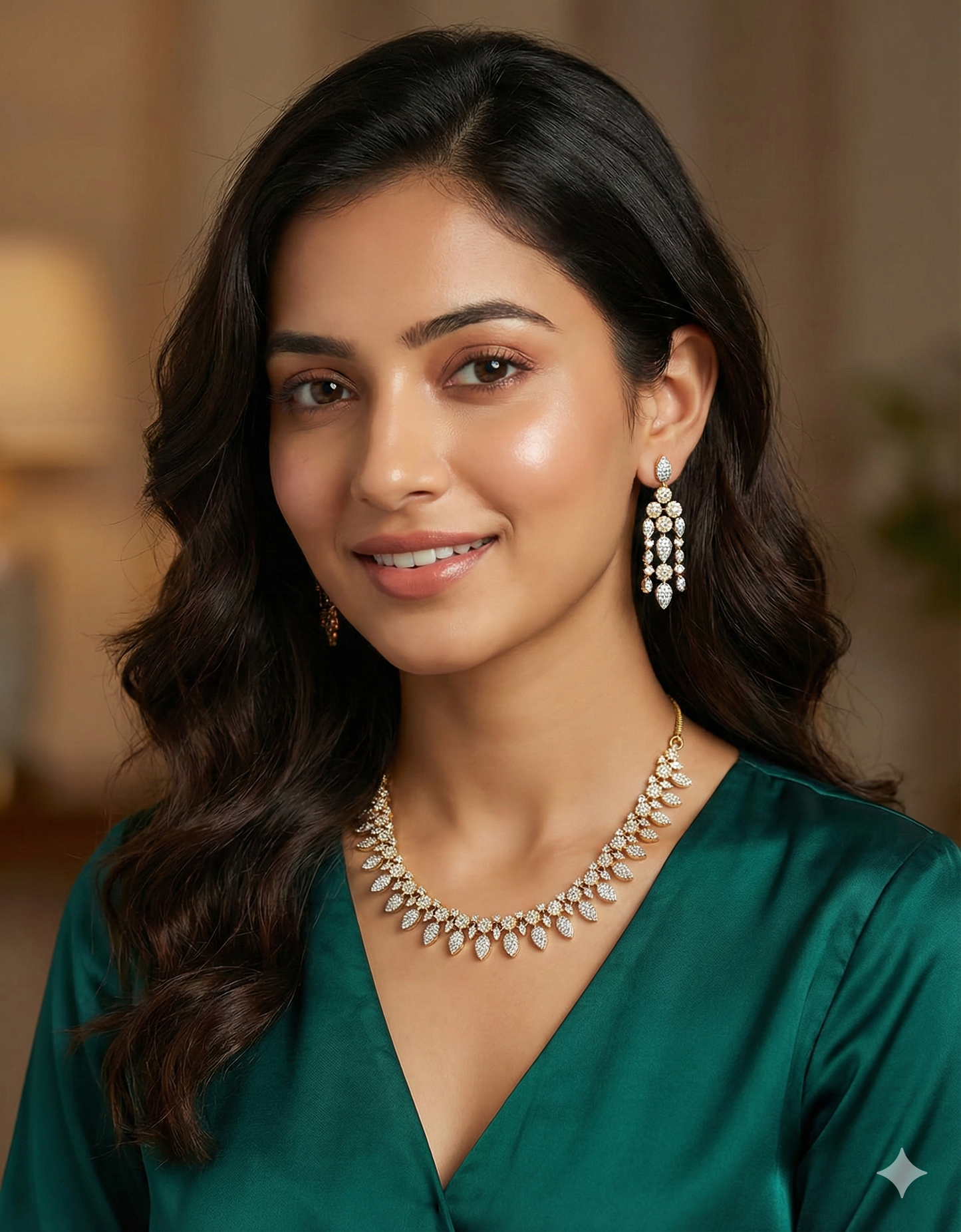 Designer Zirconia Elegance Necklace Set