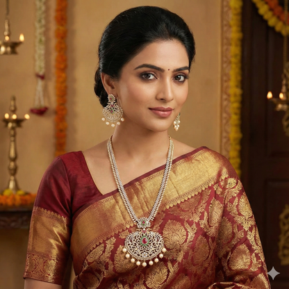 Designer Gold Zirconia Long Haar