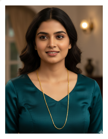 Designer Gold Polish Thali Chain