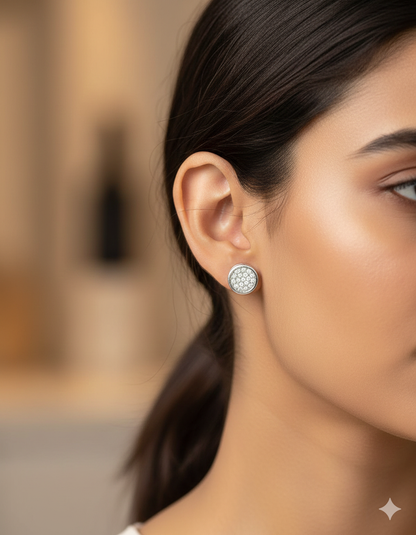 Designer Zirconia Stud Earrings